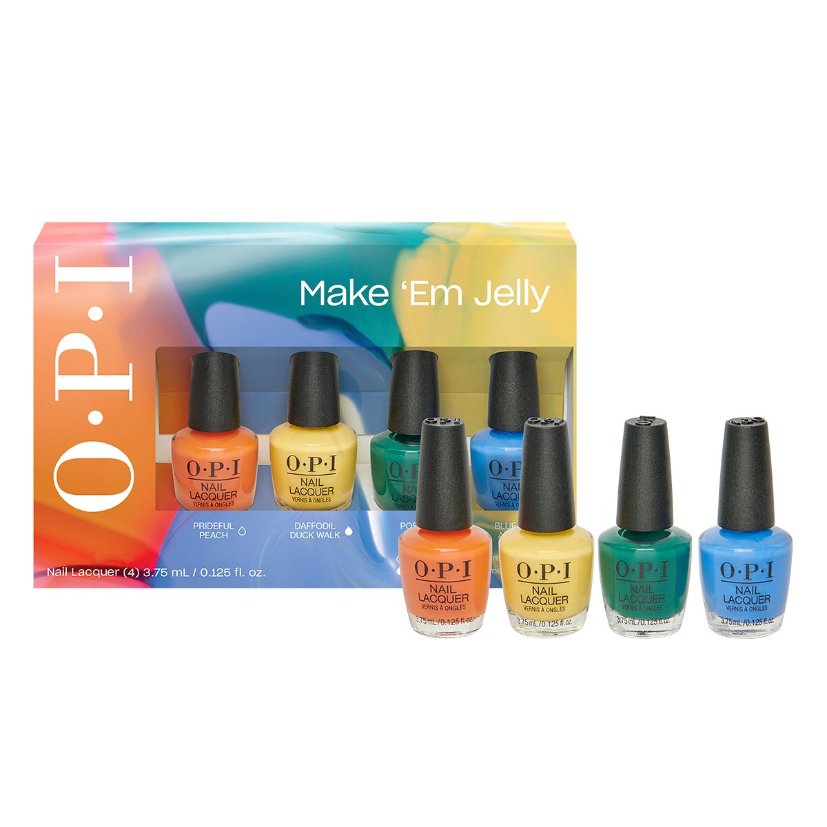 OPI Nail Lacquer, 4 Piece Mini Pack (Make 'Em Jelly Collection)