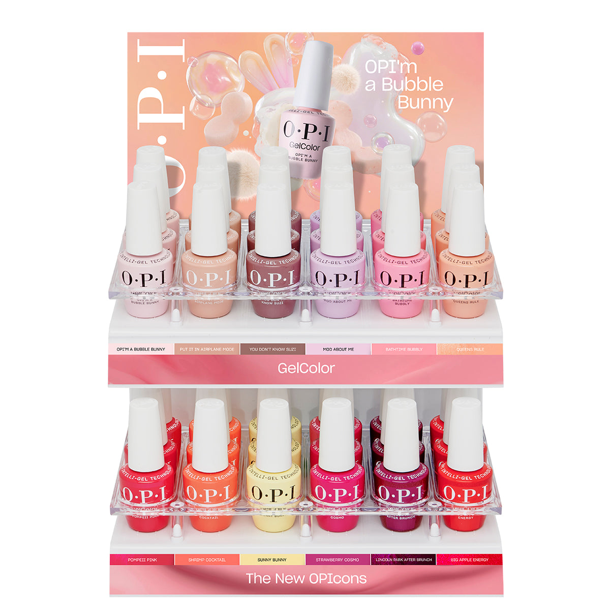 OPI Gelcolor, 36 Piece Acrylic Display (The New OPIcons Collection)