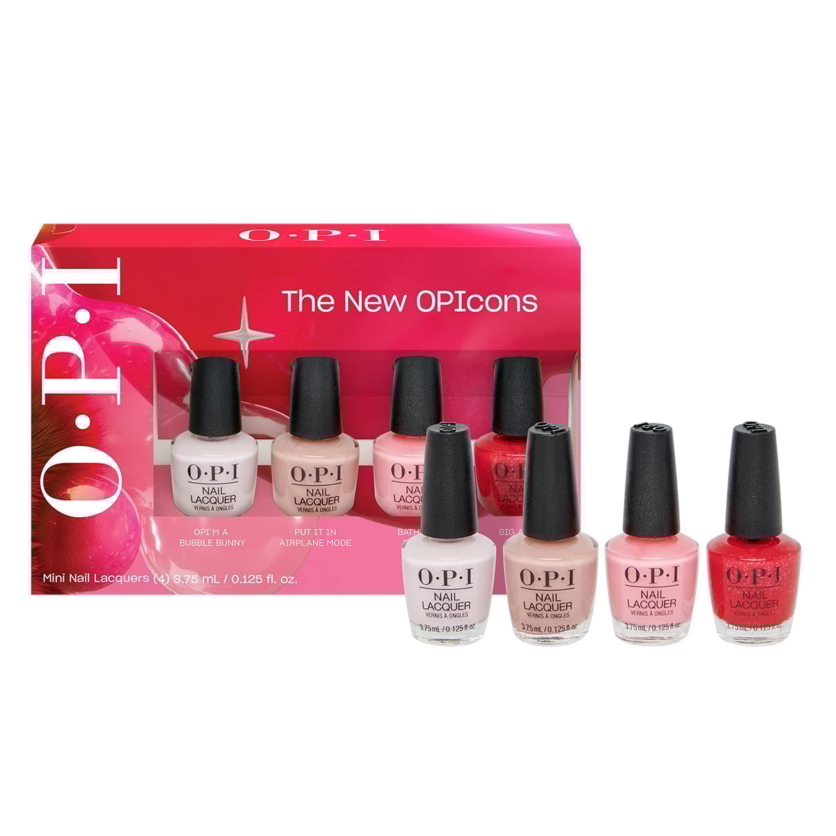 OPI Nail Lacquer, 4 Piece Mini Pack (The New OPIcons Collection)