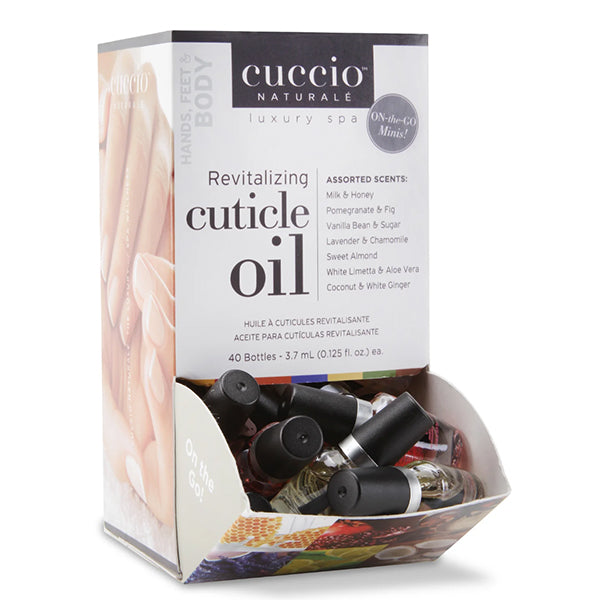 Cuccio Naturale Revitalizing Cuticle Oil, .125 oz (40 Piece Dispenser)