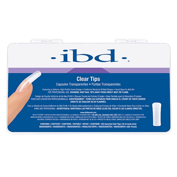 IBD Clear Nail Tips