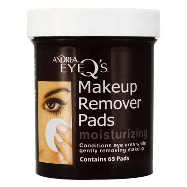 Andrea Eye Q's Moisturizing Eye Make Up Remover, 65 Pads