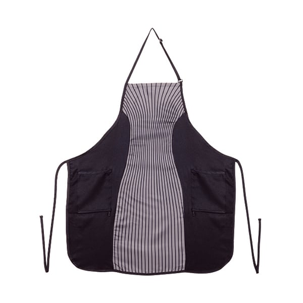 Cricket Slimming Apron - Gray Pinstripes