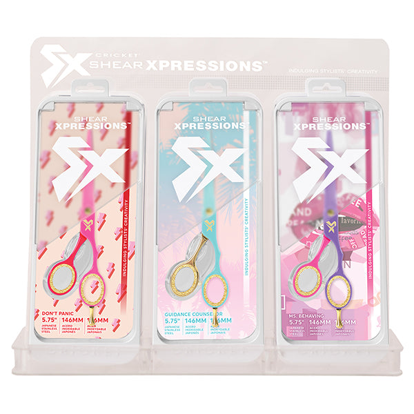 Cricket Shear Xpressions, 6 Piece Display (Charmed Life Collection)