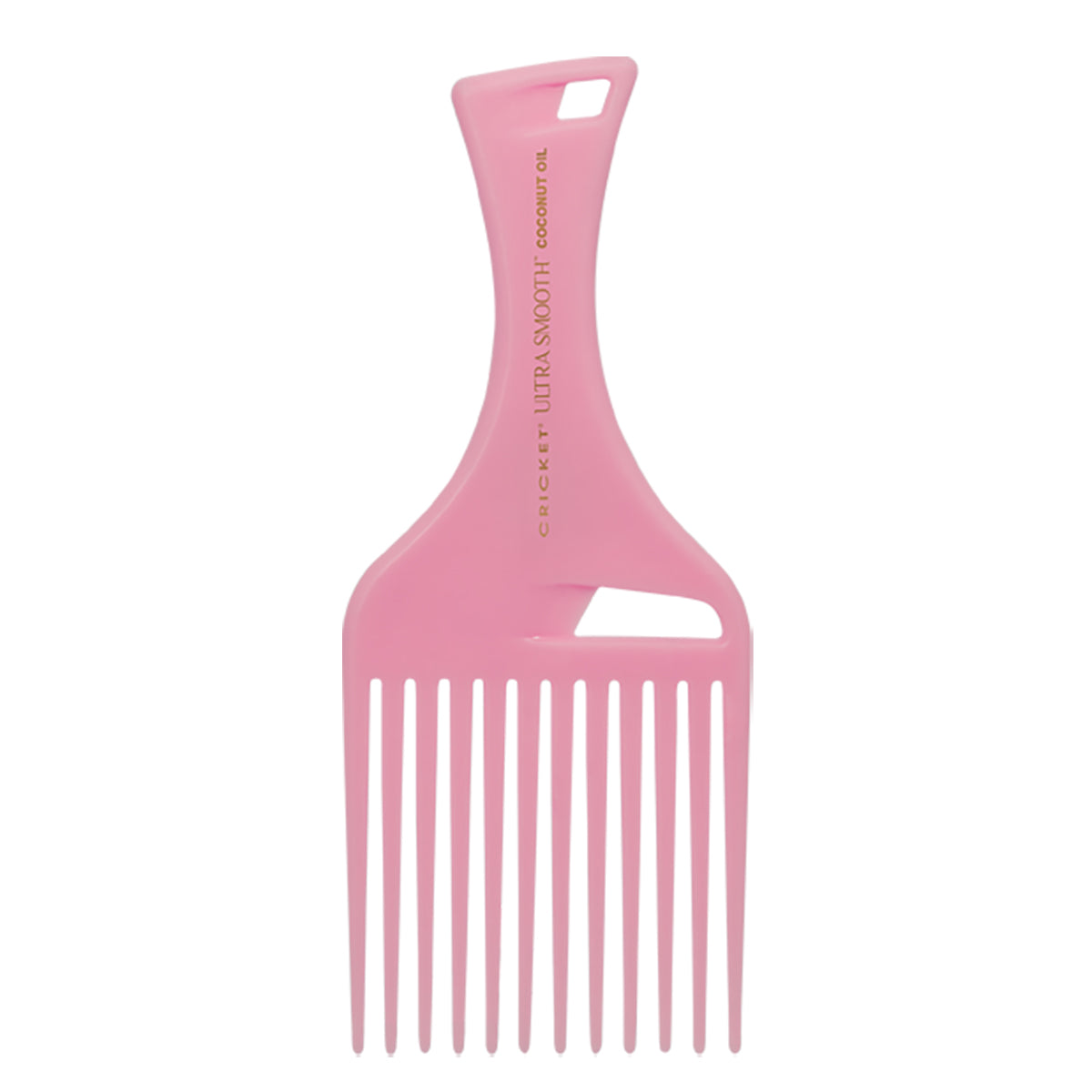 Cricket Ultra Smooth Coconut Pick Comb Pink