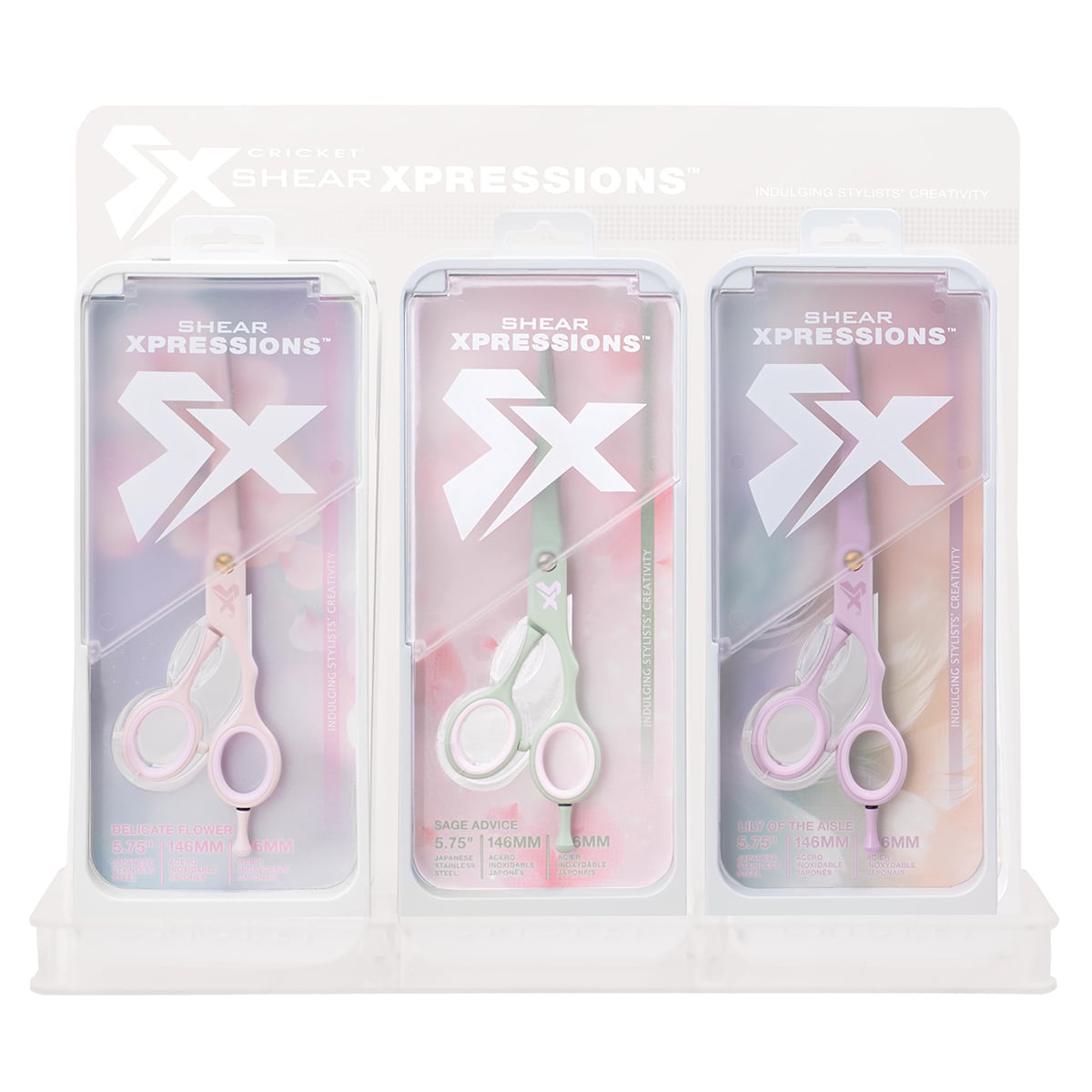 Cricket Shear Xpressions Soft Sensory Series, 6 Piece Display