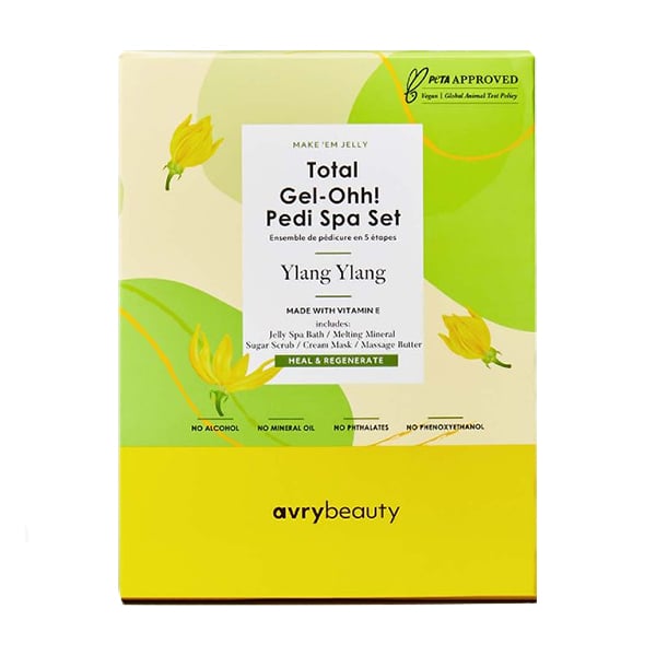 Avry Total Gel-Ohh 5 Step Pedi Spa Set