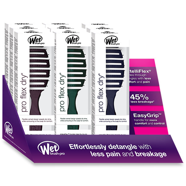 Wet Brush Pro Astrological Fantasy Flex Dry, 9 Piece Display