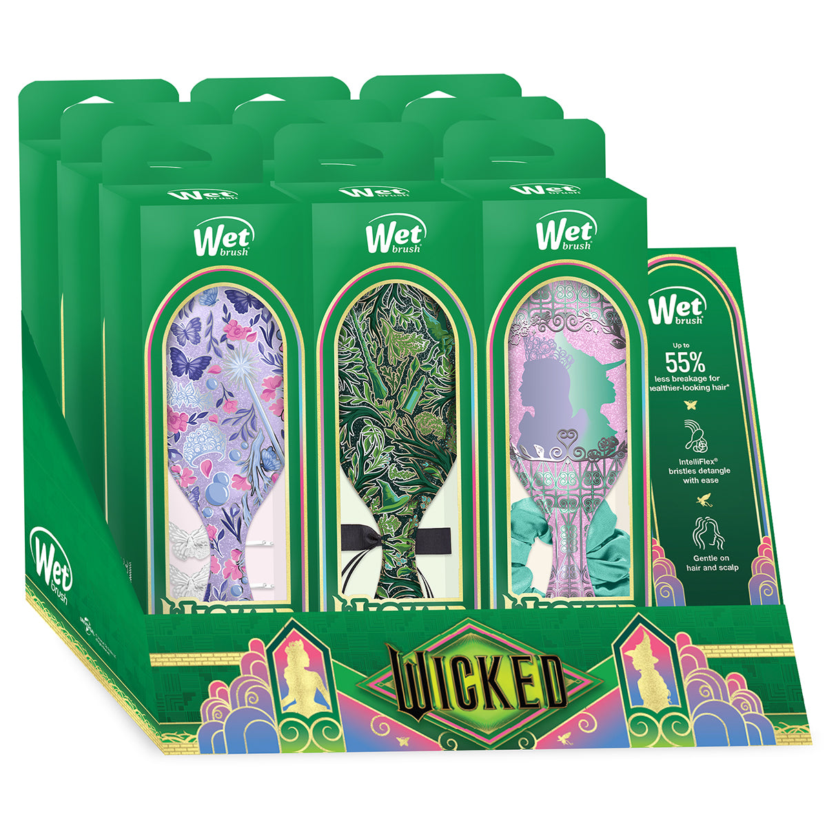 Wet Brush Pro Wicked Kit 2.0, 9 Piece Display