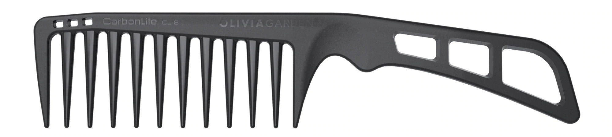 Cl-6 Carbonlite Wide Tooth Comb With Handle