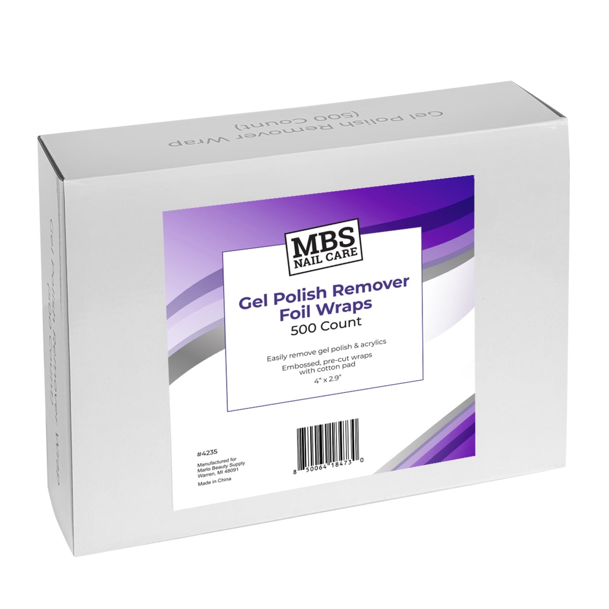 MBS Nail Care Gel Polish Remover Foil Wraps