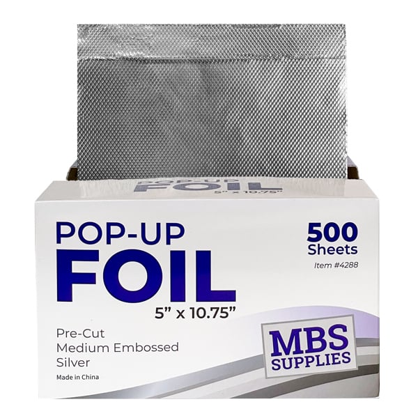 MBS Supplies Pop-Up Foil 5" x 10.75", 500 Sheets (Medium Embossed)