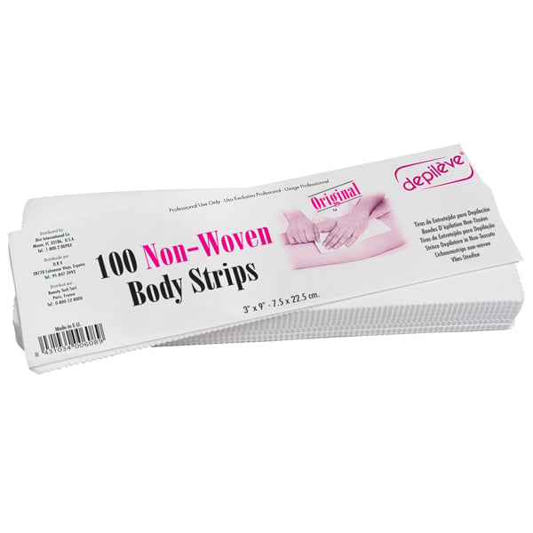 Depileve Non-Woven 3" x 9" Body Strips