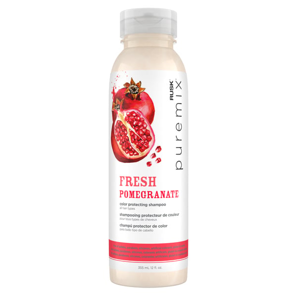 Rusk Puremix Fresh Pomegranate Color Protecting Shampoo