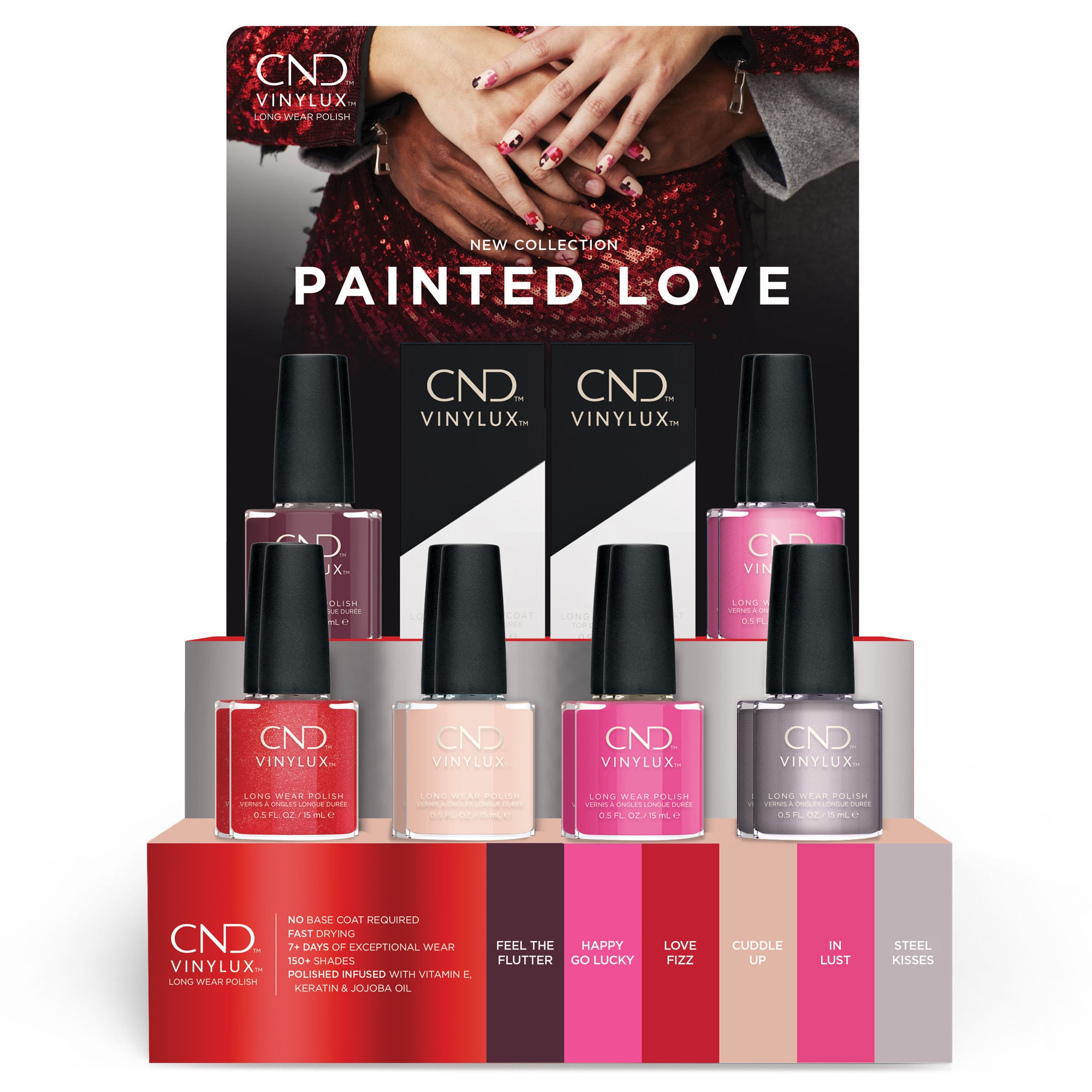 Painted Love Collection Shellac 14pc Display