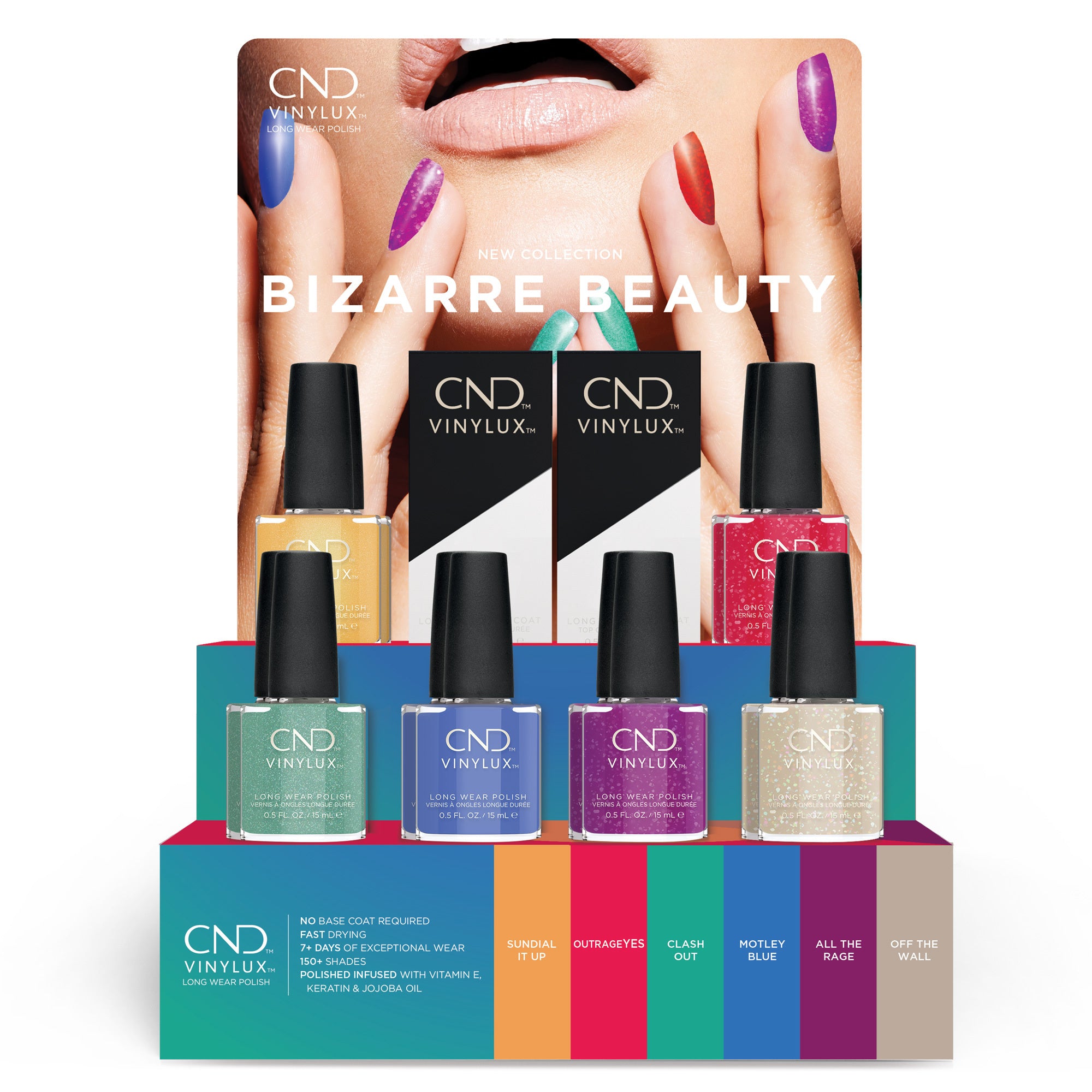 Bizarre Beauty Vinylux Pop 14pc Display