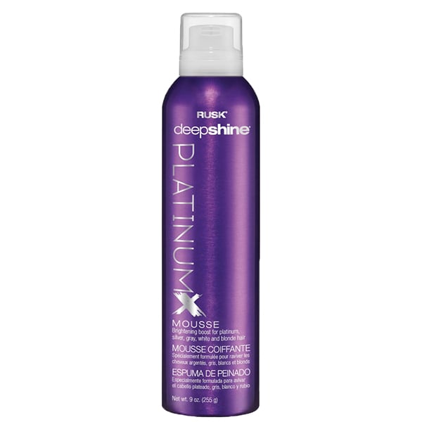 Rusk Deepshine PlatinumX Mousse