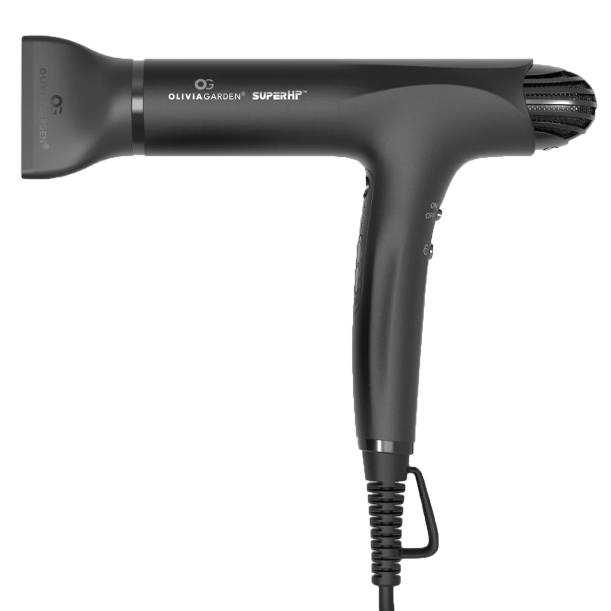 Olivia Garden SuperHP High Performance Professional Black Hair Dryer