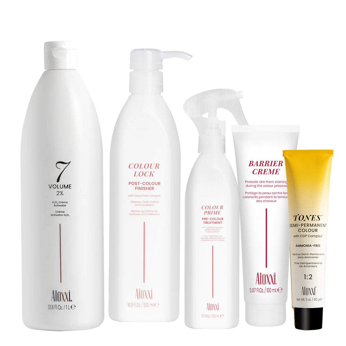 Aloxxi Tones Demi-Permanent Colour Large Salon Opener