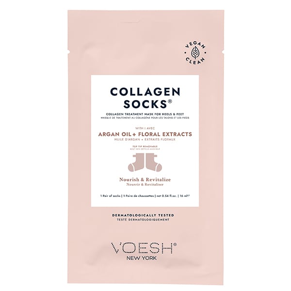 Voesh Argan Oil Collagen Socks, 1 Pair