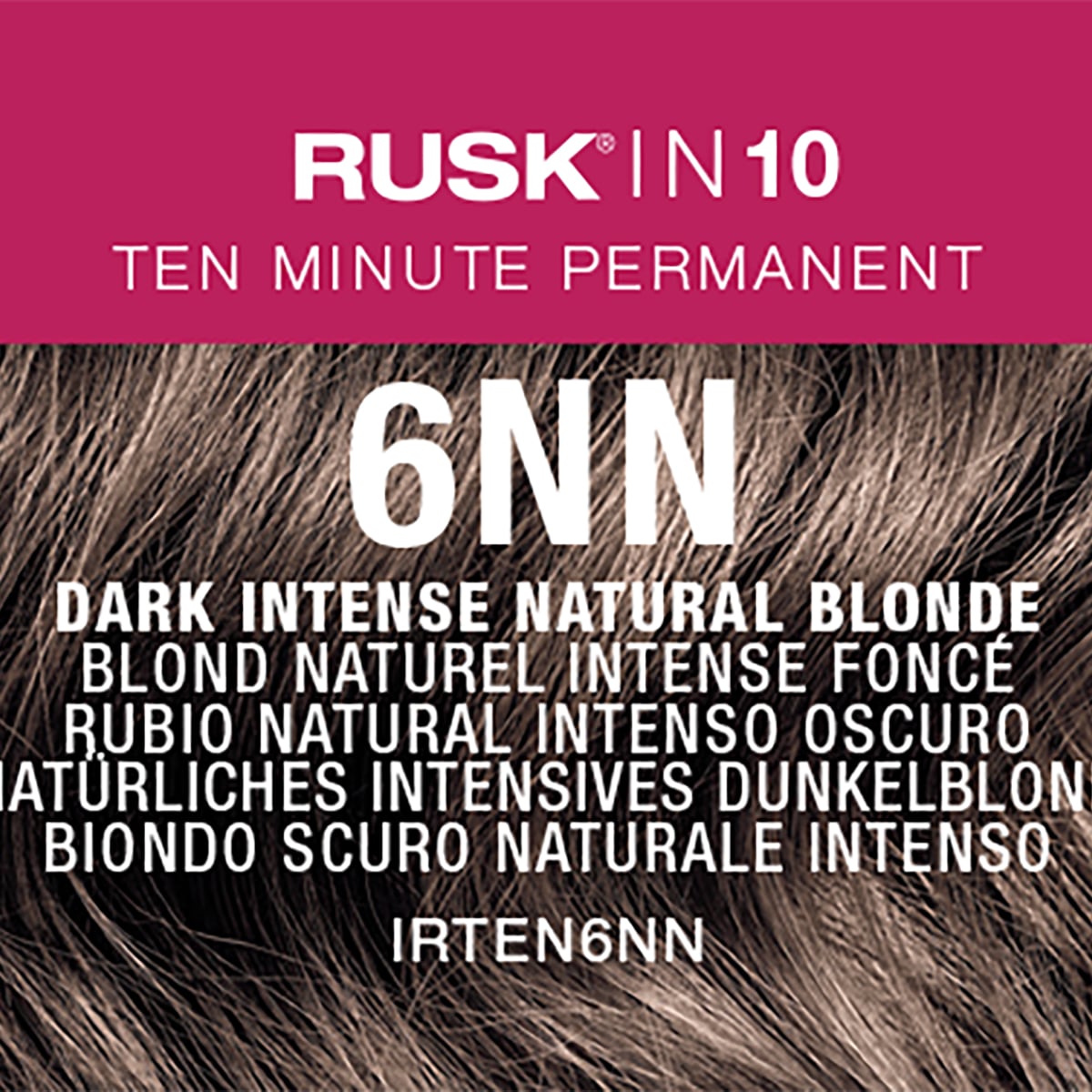 Rusk In 10 Permanent Cream Color, 3.4 oz