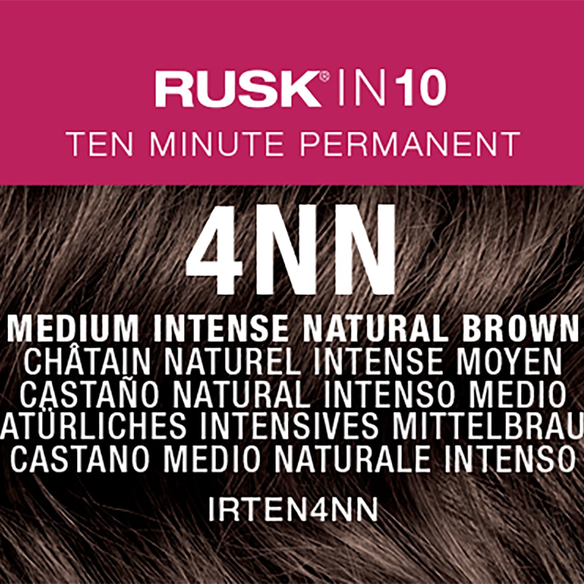 Rusk In 10 Permanent Cream Color, 3.4 oz