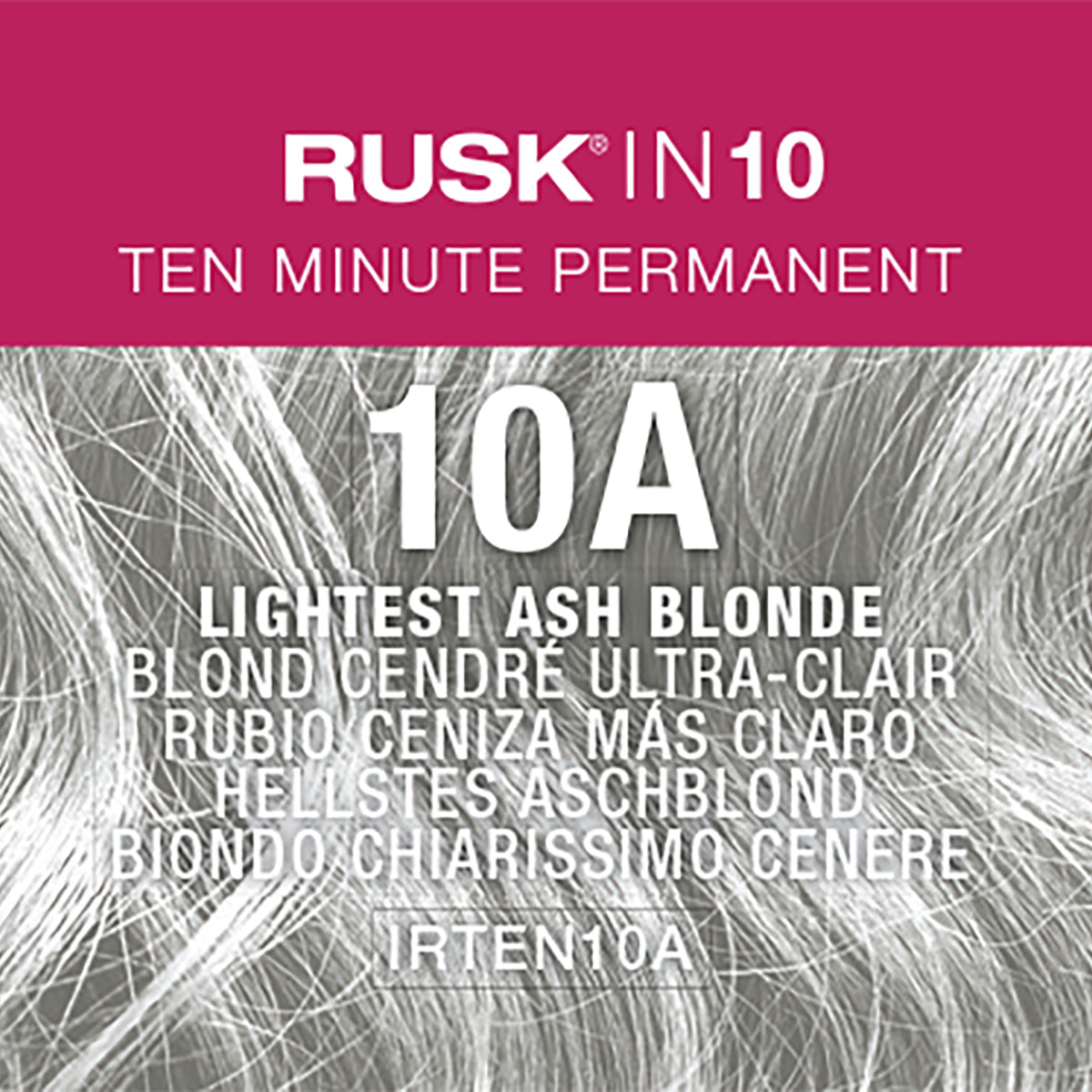Rusk In 10 Permanent Cream Color, 3.4 oz
