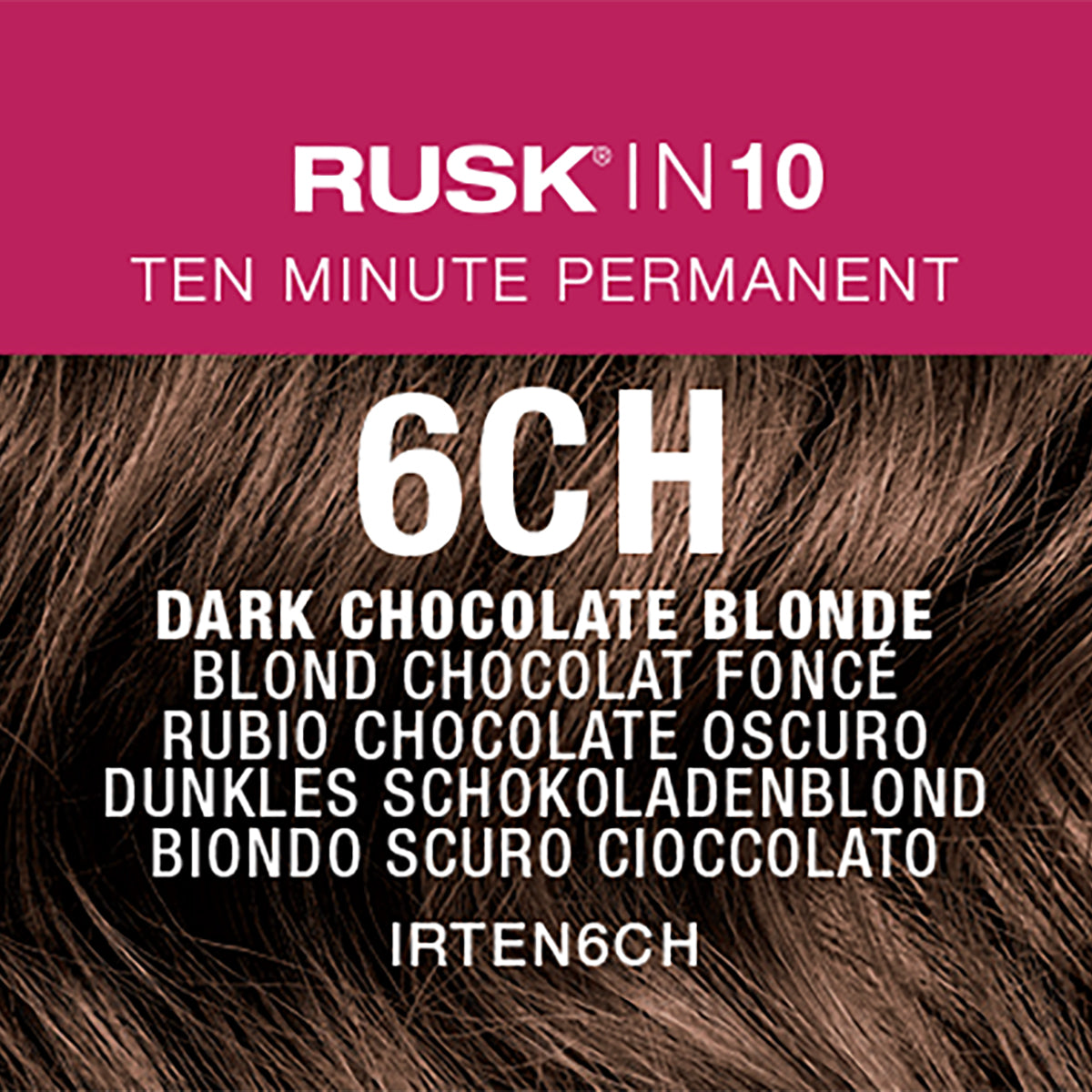 Rusk In 10 Permanent Cream Color, 3.4 oz