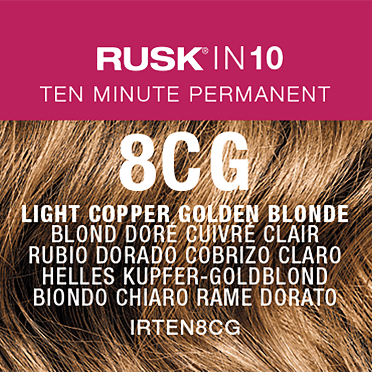 Rusk In 10 Permanent Cream Color, 3.4 oz