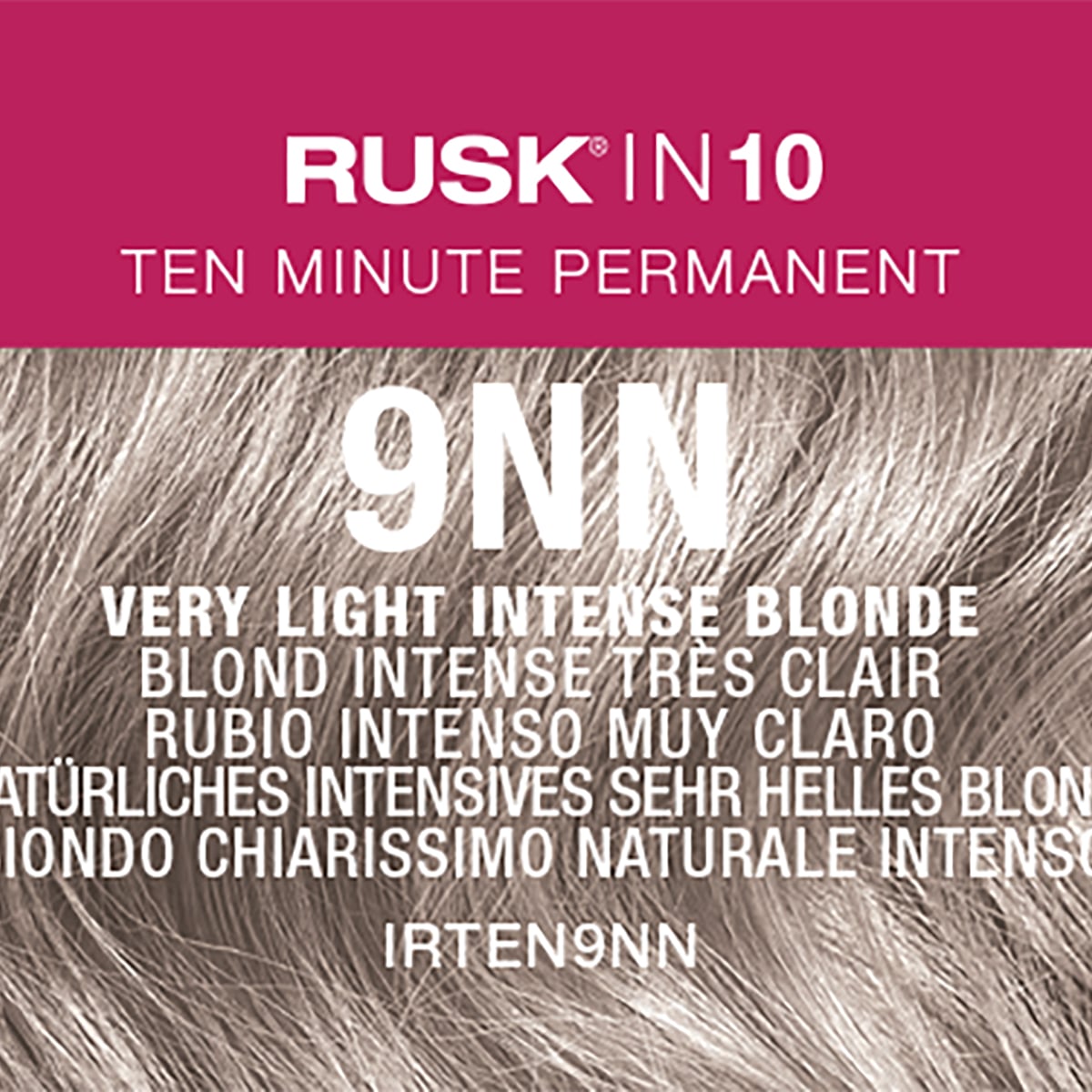 Rusk In 10 Permanent Cream Color, 3.4 oz