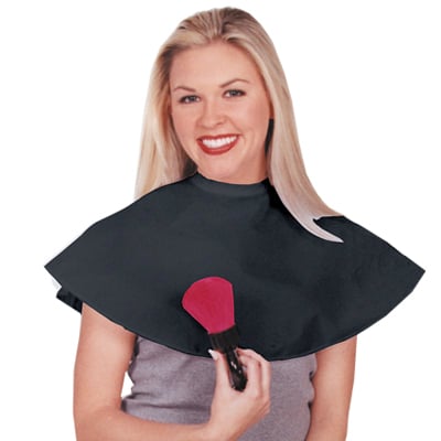 Scalpmaster Black Nylon Make-up Cape