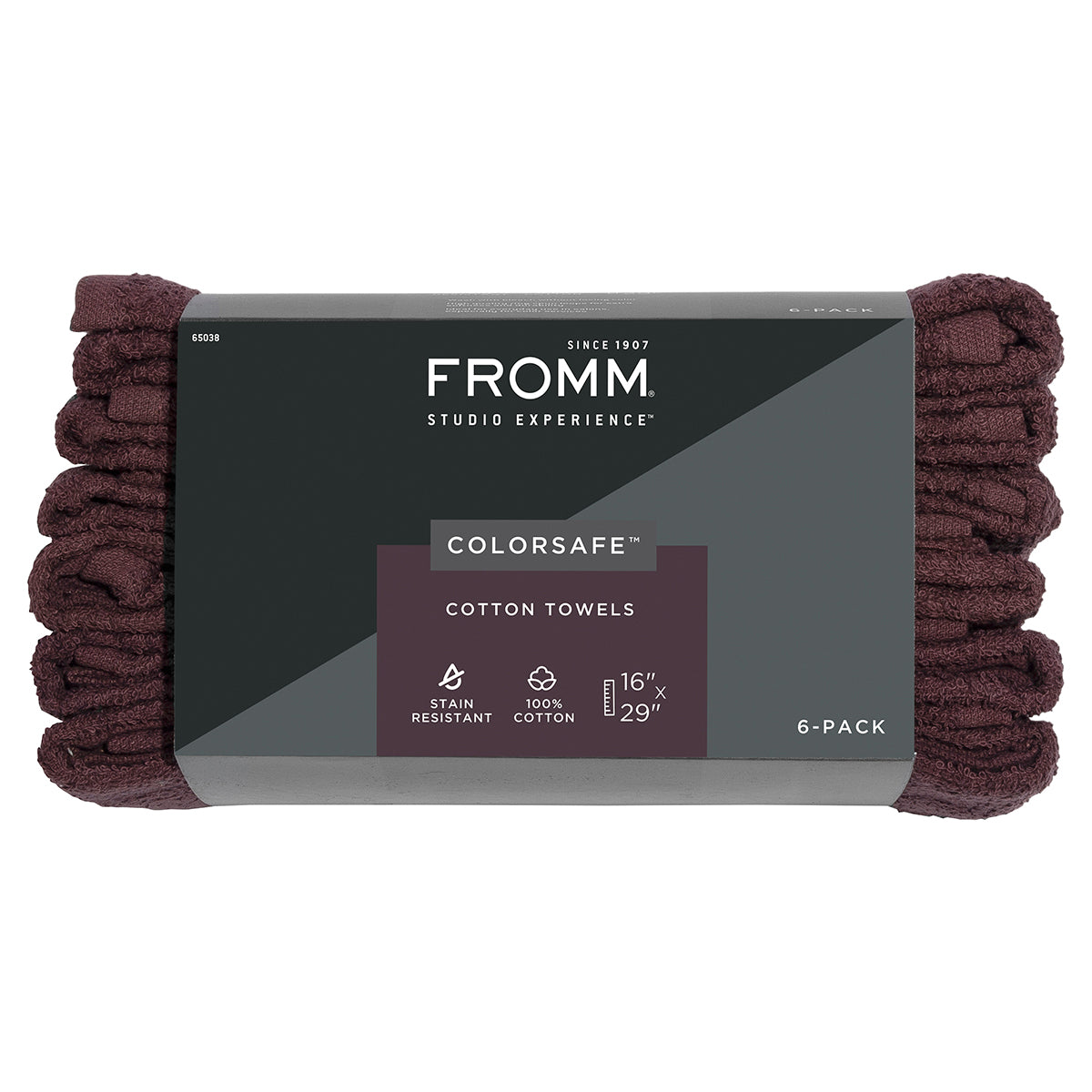 Fromm Studio Experience Colorsafe Towels- Eggplant