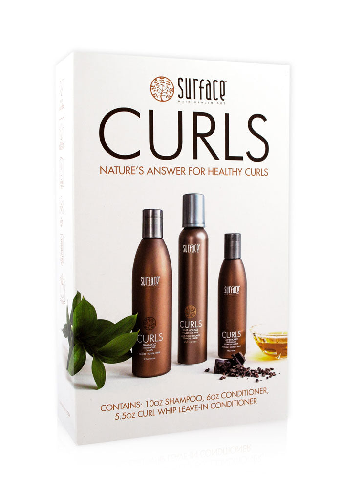 Curls Shampoo, Conditioner & Whip Mousse Prepack