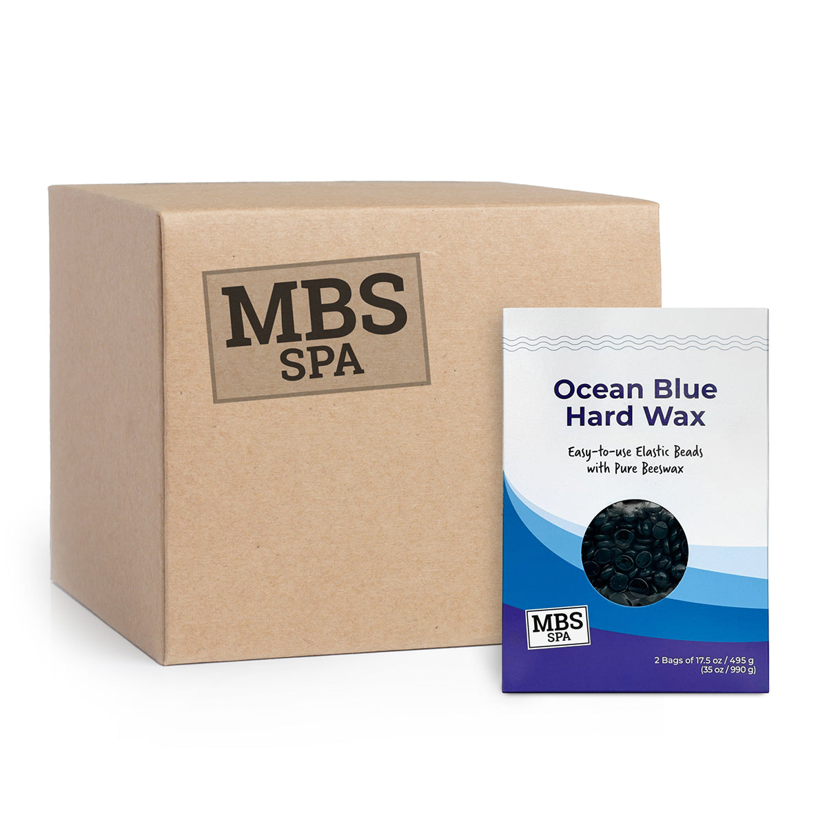MBS Spa Ocean Blue Hard Wax