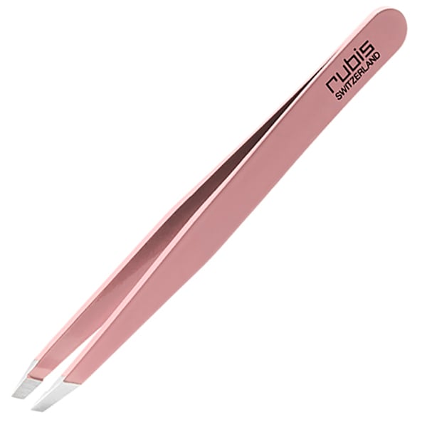 Rubis Pink Slanted Tip Tweezer 3.75"