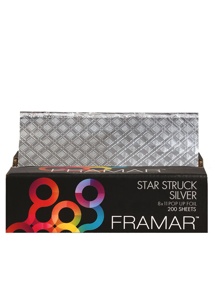 8"x11" Star Struck Silver Pop Up Foil