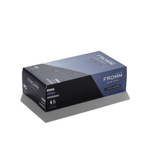 Fromm Color Studio Powdered Latex Gloves, 100 Pack