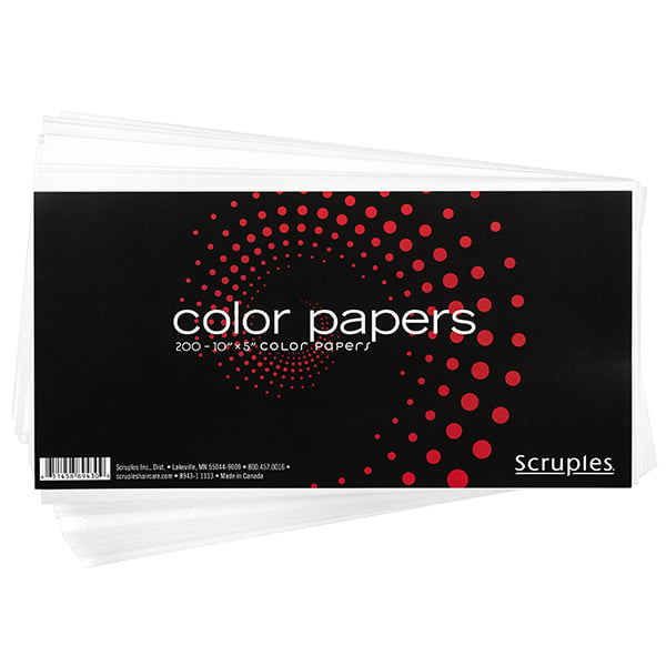 Scruples Color Papers 10" x 5"