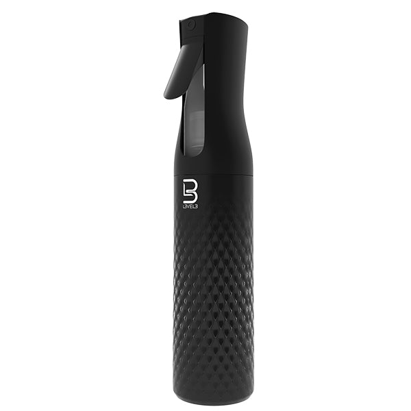 L3VEL3 Beveled Spray Bottle, Black