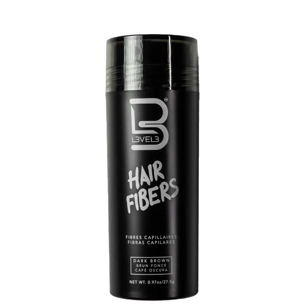 L3VEL3 Dark Brown Hair Fibers