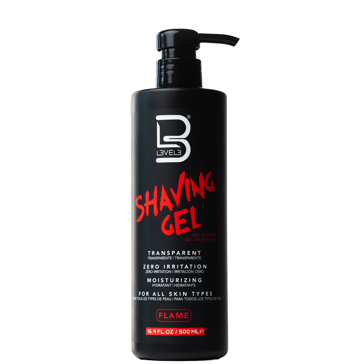 Shaving Gel Flame, 16.9 oz