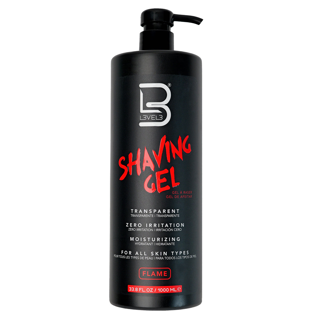 Shaving Gel Flame, 33.81 oz