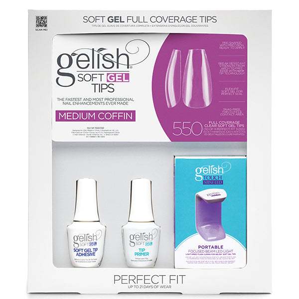 Gelish Soft Gel Kit, 550 Count