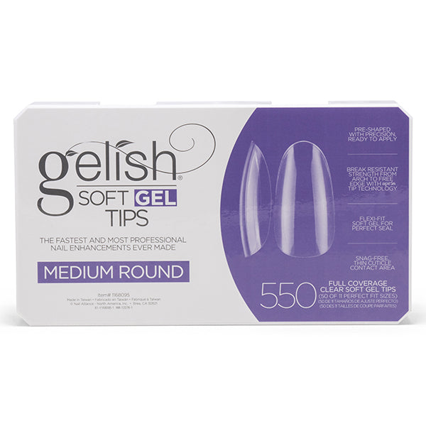 Gelish Soft Gel Nail Tips, 550 Count