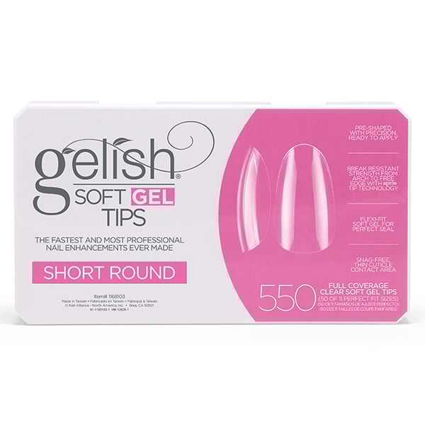 Gelish Soft Gel Nail Tips, 550 Count