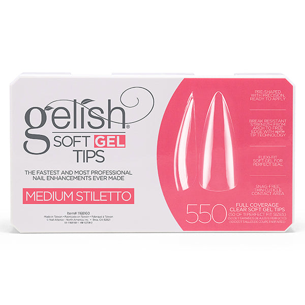 Gelish Soft Gel Nail Tips, 550 Count