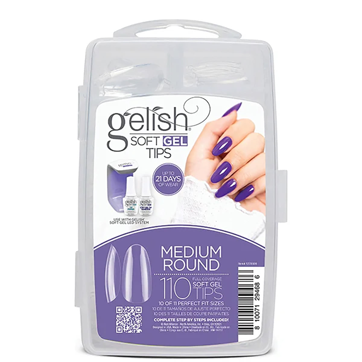 Gelish Soft Gel Medium Round Nail Tips