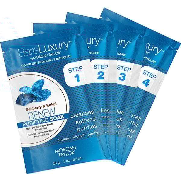 Bare Luxury by Morgan Taylor Manicure/Pedicure Kit, 4 Pack