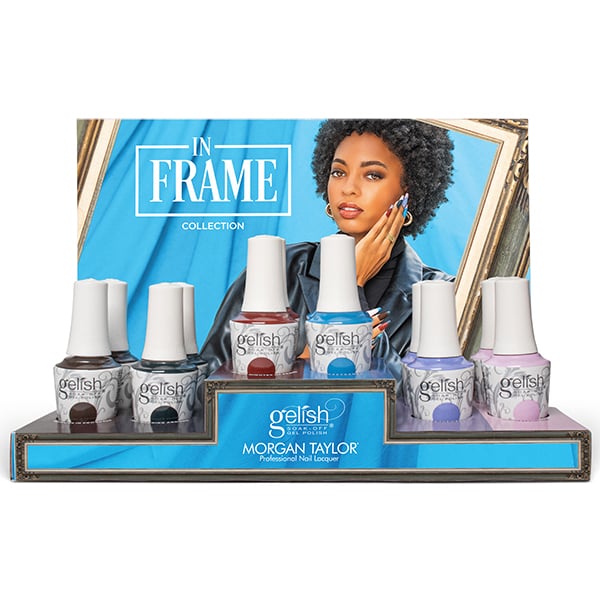Gelish Soak Off Gel Polish, .5 oz (In Frame Collection) 12 Piece Display