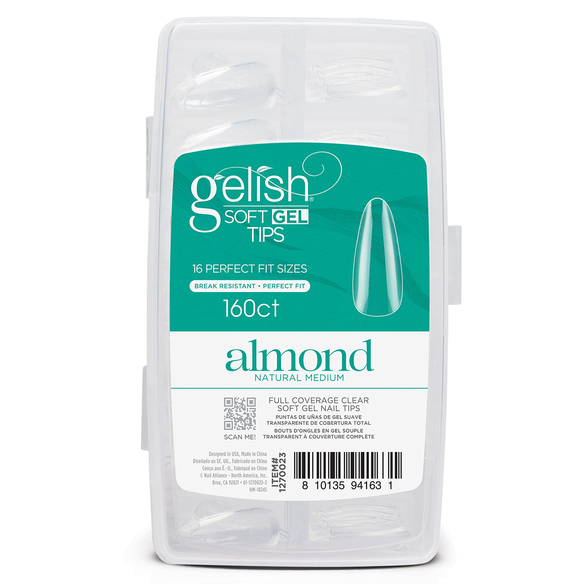 Gelish Soft Gel Tips, 160 Count